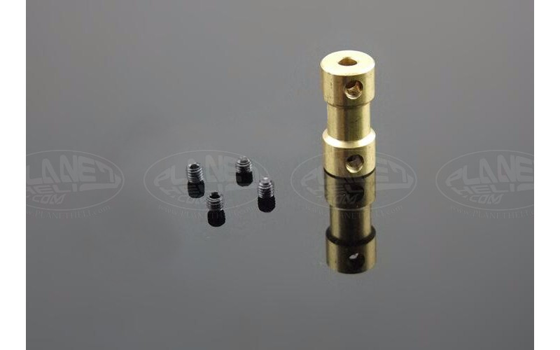 RC Boat copper coupling motor shaft diameter converter connector adpater 3.17mm to 3.17mm
